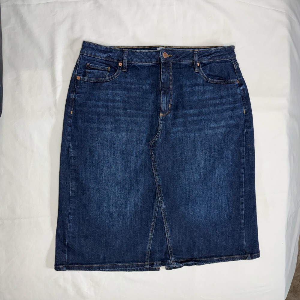 Knee length denim skirt by Sonoma